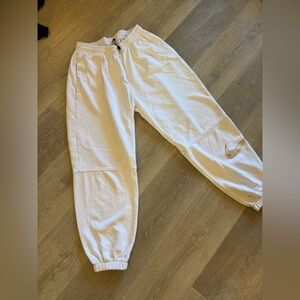 Nike White Jogger Pants